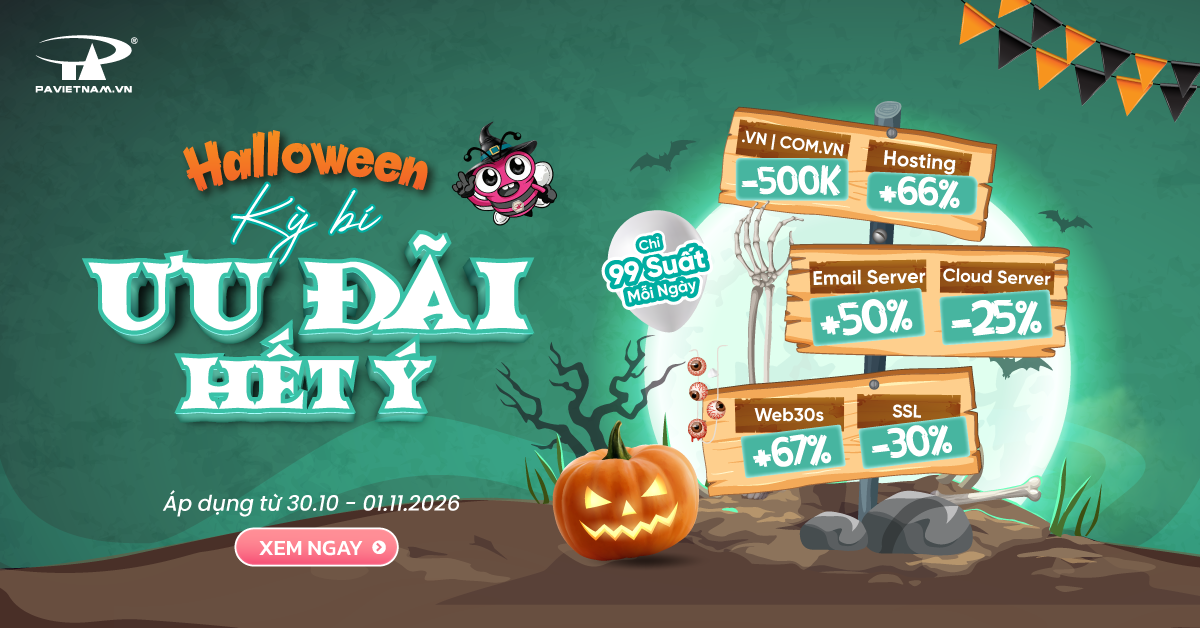 🎃 Halloween kỳ bí - Ưu đãi hết ý
